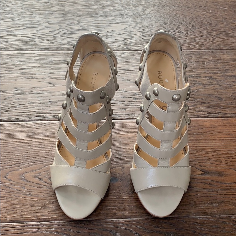 Boutique 9 leather gladiator heels